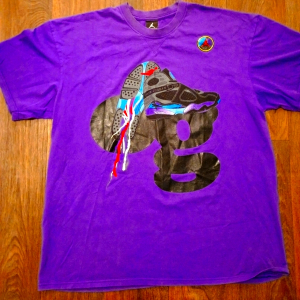 Jordan Purple 4's Shirt